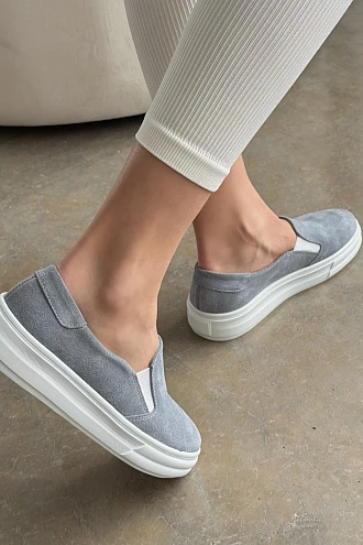 SLIPONS BLUE